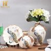 Bình gốm sứ chim công trang trí - duong-kinh-15-cm-x-cao-23-cm