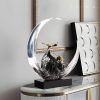 Mô hình chim hạc vượt núi để bàn - d42cm-x-r14cm-x-c48cm